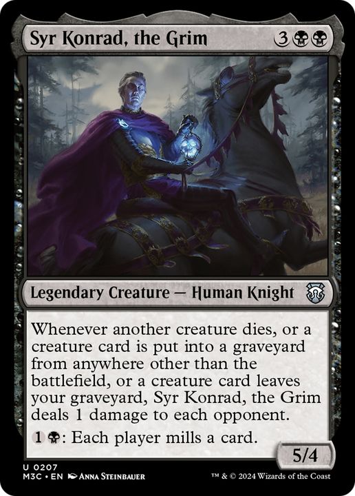 Syr Konrad, the Grim in the group Magic the Gathering / Sets / Modern Horizons 3 Tokens at Proxyprinters.com (94244)