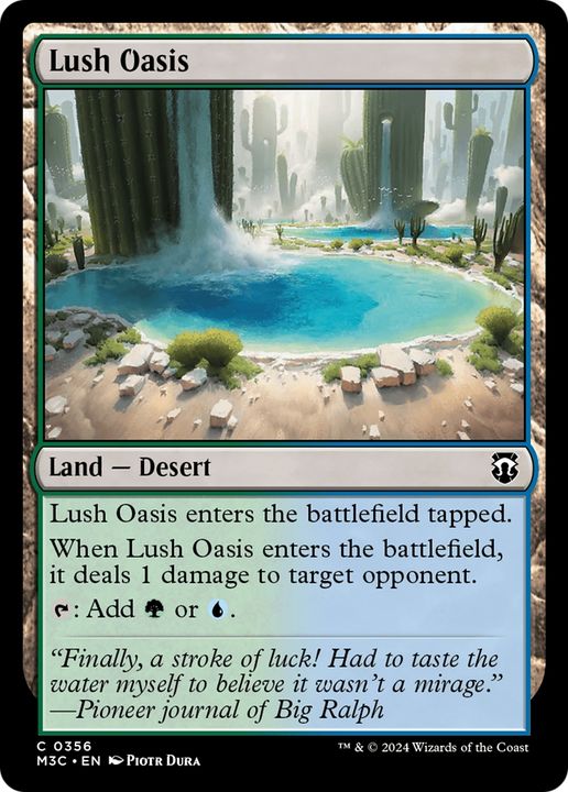 Lush Oasis in the group Magic the Gathering / Sets / Modern Horizons 3 Tokens at Proxyprinters.com (94247)