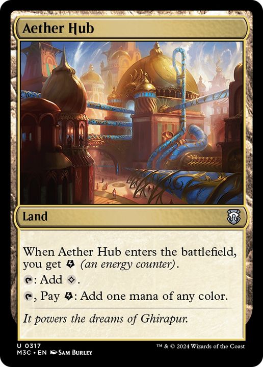 Aether Hub in the group Magic the Gathering / Sets / Modern Horizons 3 Tokens at Proxyprinters.com (94251)