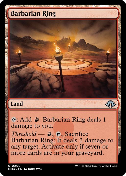 Barbarian Ring in the group Magic the Gathering / Sets / Modern Horizons 3 Commander at Proxyprinters.com (94271)