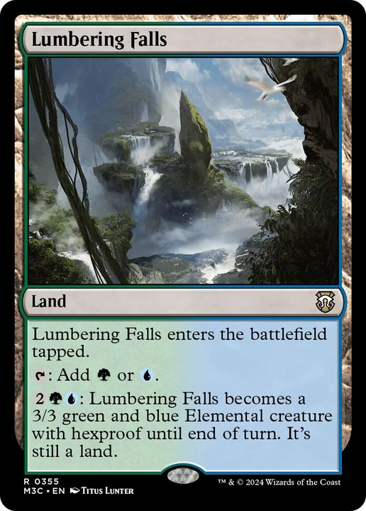 Lumbering Falls in the group Magic the Gathering / Sets / Modern Horizons 3 Tokens at Proxyprinters.com (94272)