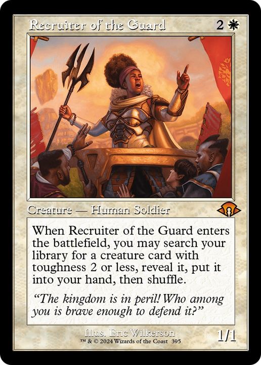 Recruiter of the Guard in the group Magic the Gathering / Sets / Modern Horizons 3 Commander at Proxyprinters.com (94292)