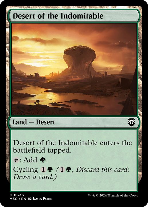 Desert of the Indomitable in the group Magic the Gathering / Sets / Modern Horizons 3 Tokens at Proxyprinters.com (94305)