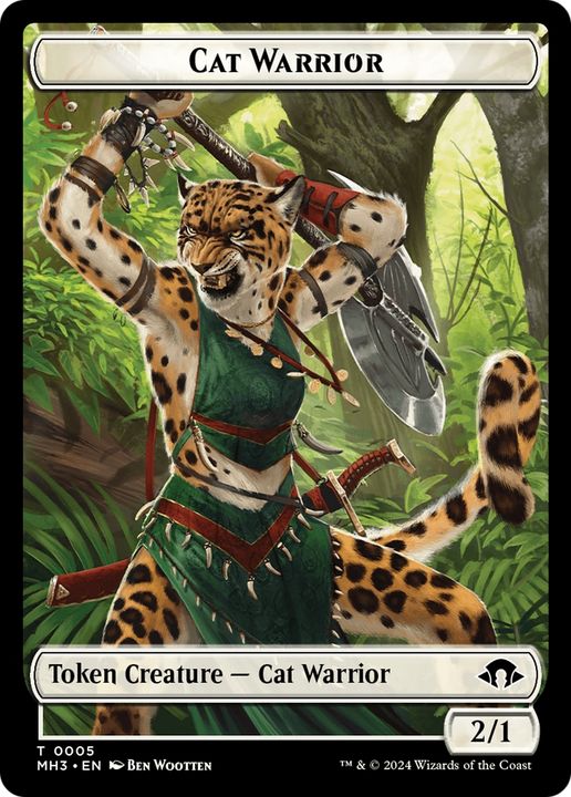 Cat Warrior in the group Magic the Gathering / Sets / Modern Horizons Promos at Proxyprinters.com (94325)