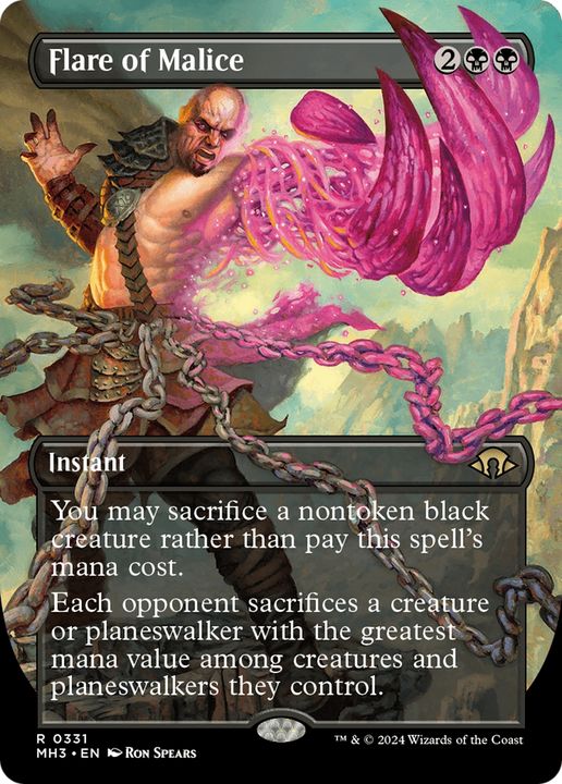 Flare of Malice in the group Magic the Gathering / Sets / Modern Horizons 3 Commander at Proxyprinters.com (94337)