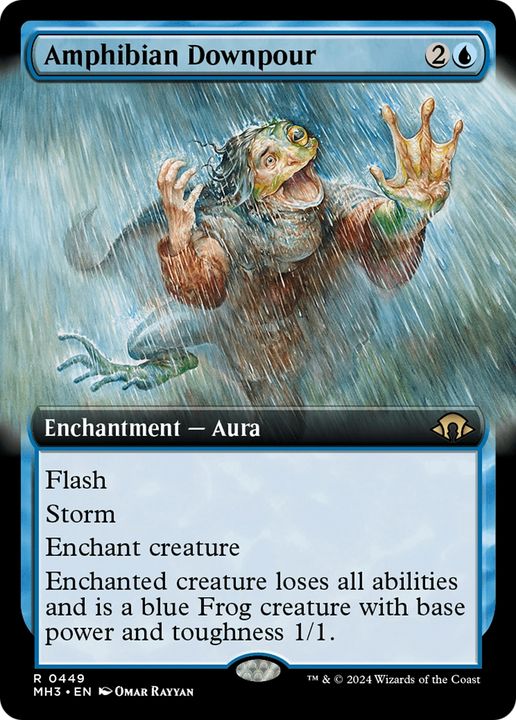 Amphibian Downpour in the group Magic the Gathering / Sets / Modern Horizons 3 Commander at Proxyprinters.com (94342)