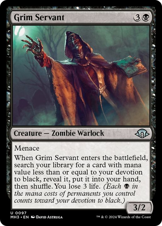 Grim Servant in the group Magic the Gathering / Sets / Modern Horizons 3 Commander at Proxyprinters.com (94395)