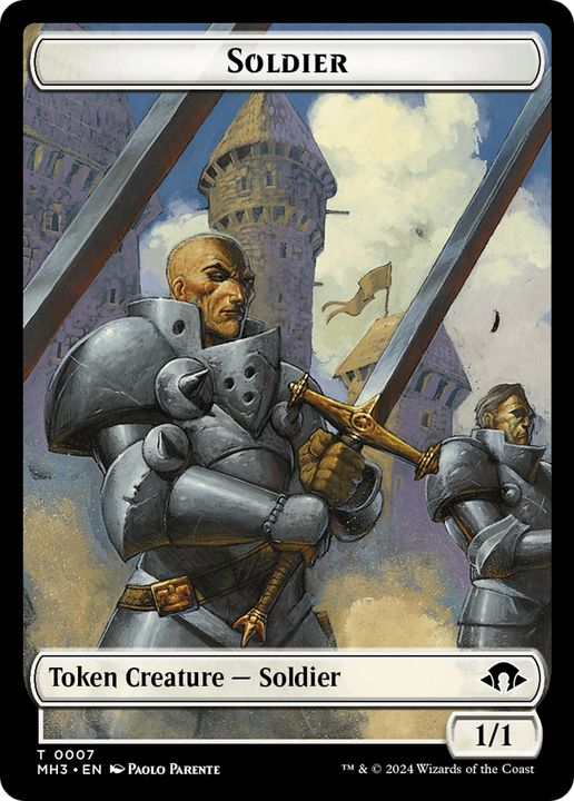 Soldier in the group Magic the Gathering / Types / Colors / White at Proxyprinters.com (94402)