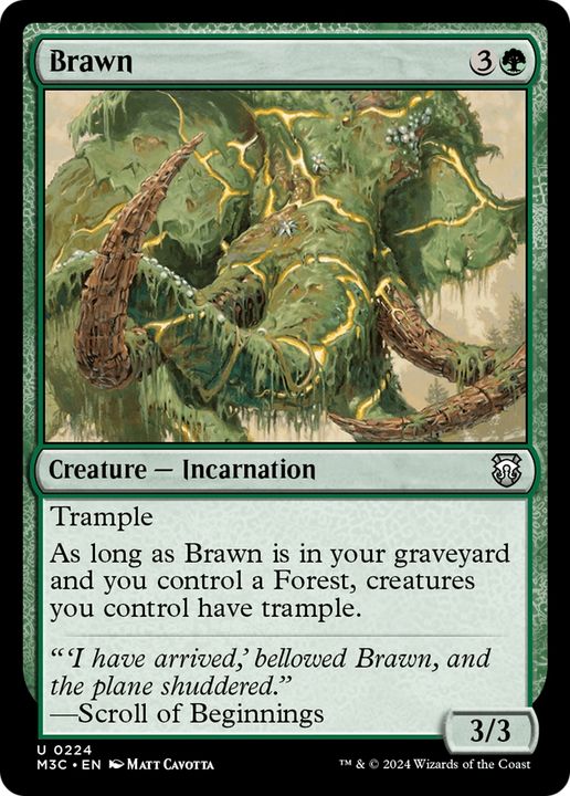 Brawn in the group Magic the Gathering / Sets / Modern Horizons 3 Tokens at Proxyprinters.com (94411)