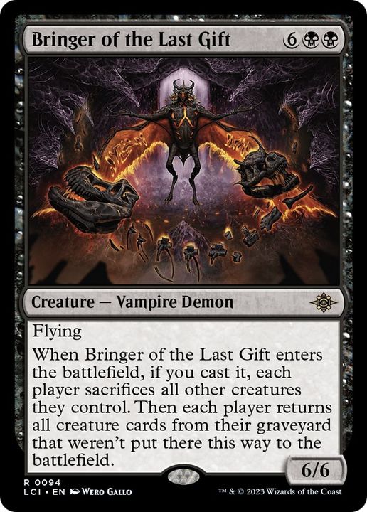 Bringer of the Last Gift in the group Magic the Gathering / Types / Colors / Black at Proxyprinters.com (9447)