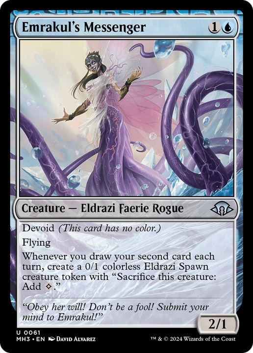 Emrakul's Messenger in the group Magic the Gathering / Sets / Modern Horizons 3 Commander at Proxyprinters.com (94470)