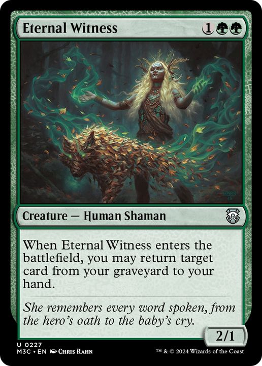 Eternal Witness in the group Magic the Gathering / Sets / Modern Horizons 3 Tokens at Proxyprinters.com (94473)