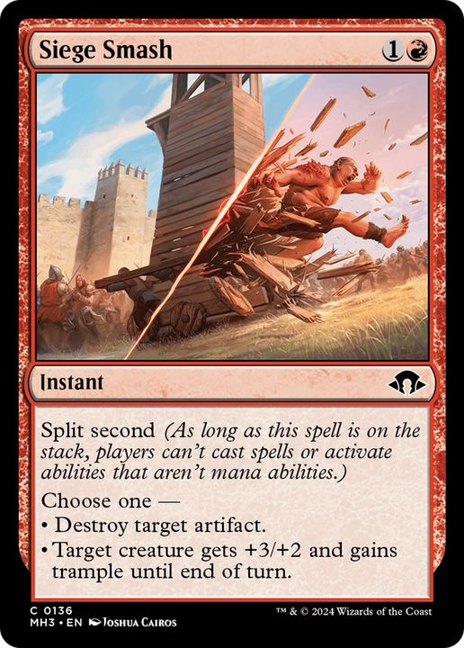 Siege Smash in the group Magic the Gathering / Sets / Modern Horizons 3 Commander at Proxyprinters.com (94481)