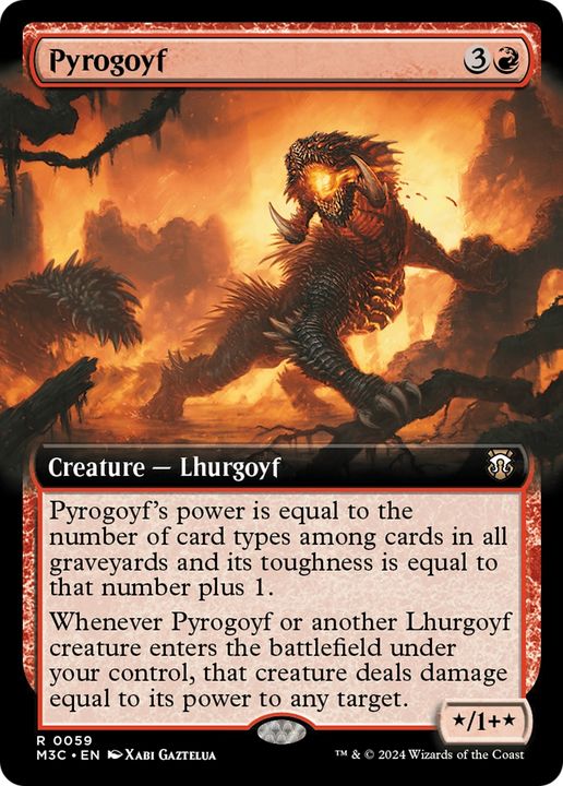 Pyrogoyf in the group Magic the Gathering / Sets / Modern Horizons 3 Tokens at Proxyprinters.com (94491)