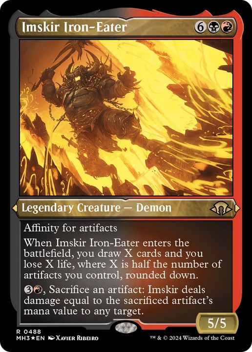 Imskir Iron-Eater in the group Magic the Gathering / Sets / Modern Horizons 3 Commander at Proxyprinters.com (94510)