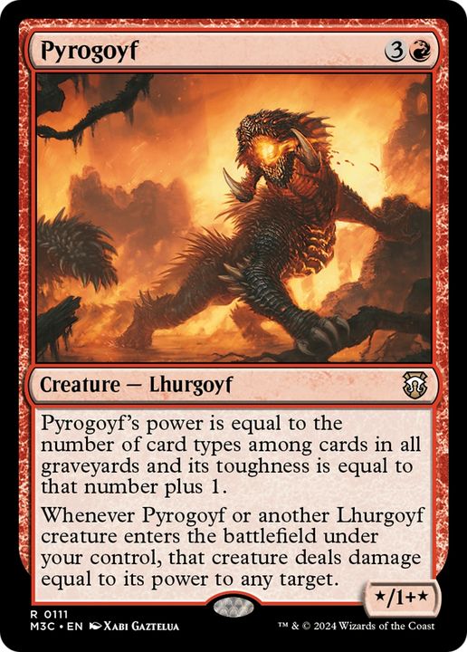 Pyrogoyf in the group Magic the Gathering / Sets / Modern Horizons 3 Tokens at Proxyprinters.com (94512)