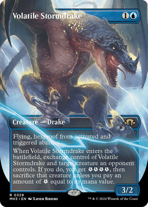 Volatile Stormdrake in the group Magic the Gathering / Types / Colors / Blue at Proxyprinters.com (94514)