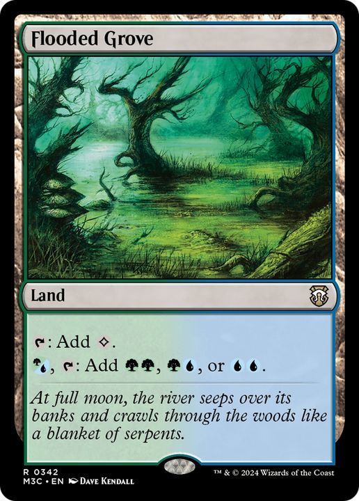 Flooded Grove in the group Magic the Gathering / Sets / Modern Horizons 3 Tokens at Proxyprinters.com (94519)