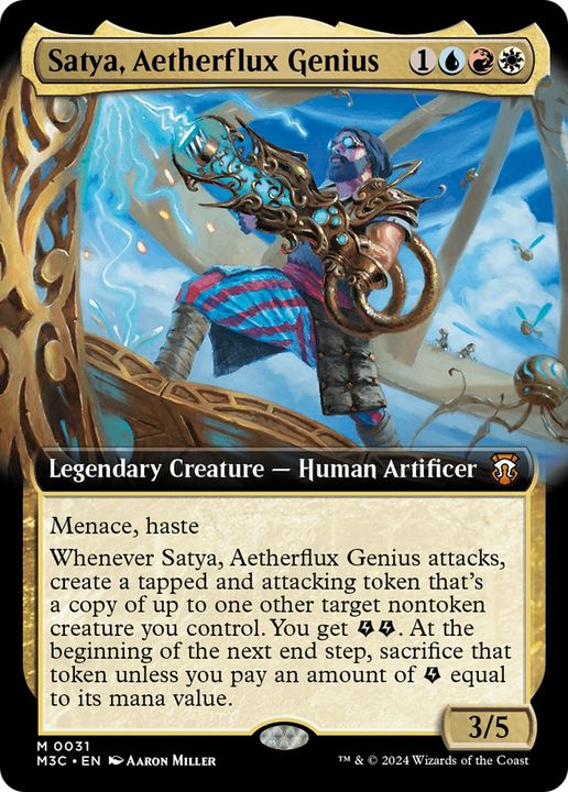 Satya, Aetherflux Genius in the group Magic the Gathering / Sets / Modern Horizons 3 Tokens at Proxyprinters.com (94531)