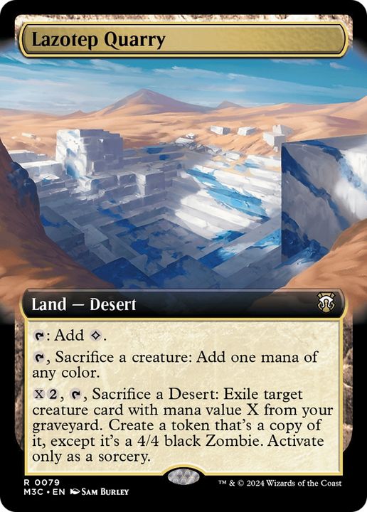 Lazotep Quarry in the group Magic the Gathering / Sets / Modern Horizons 3 Tokens at Proxyprinters.com (94533)