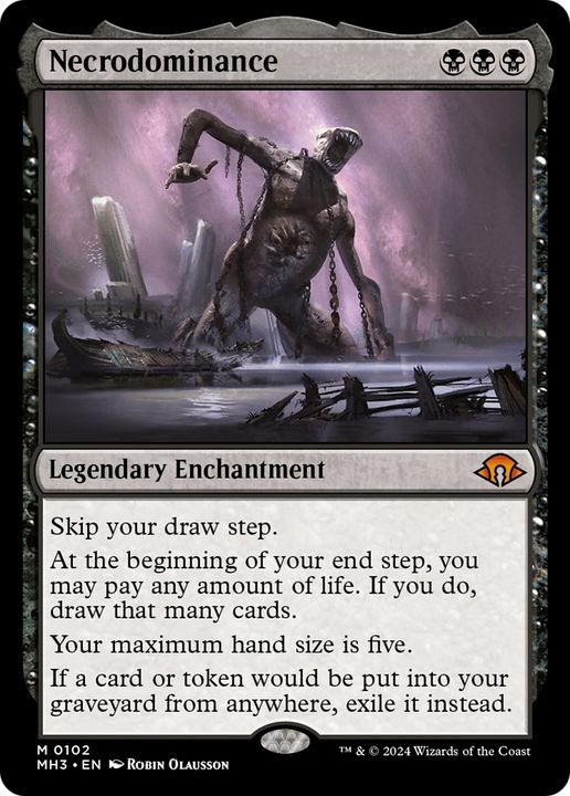 Necrodominance in the group Magic the Gathering / Sets / Modern Horizons 3 Commander at Proxyprinters.com (94534)