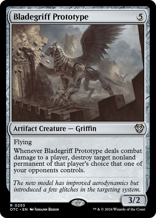 Bladegriff Prototype in the group Magic the Gathering / Sets / Outlaws of Thunder Junction Commander at Proxyprinters.com (94541)