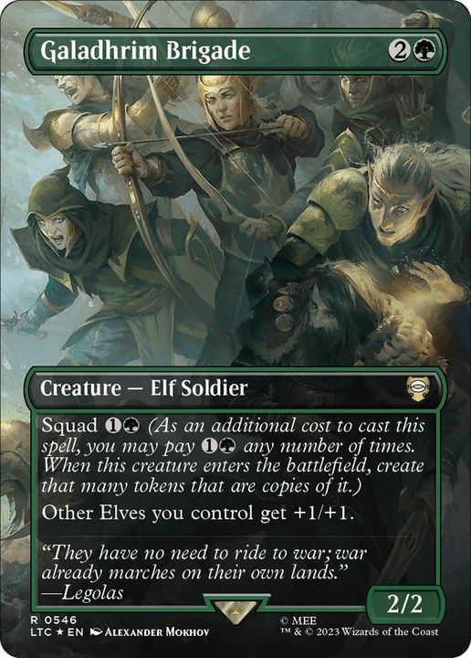 Galadhrim Brigade in the group Magic the Gathering / Types / Creatures / Elf at Proxyprinters.com (9455)