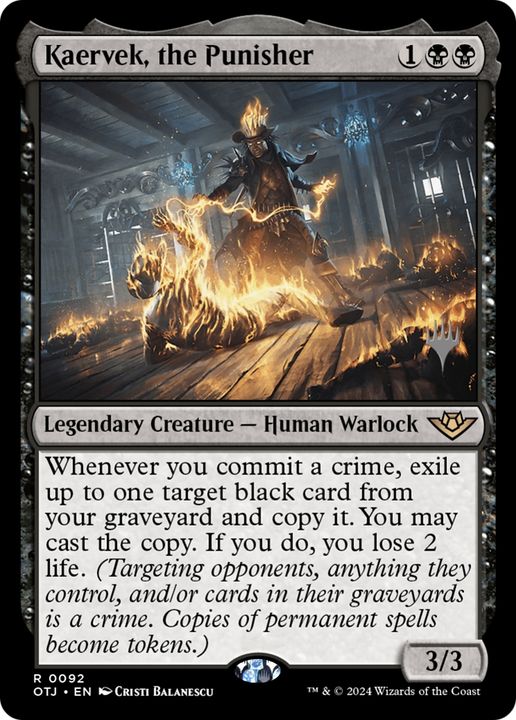 Kaervek, the Punisher in the group Magic the Gathering / Types / Colors / Black at Proxyprinters.com (94553)