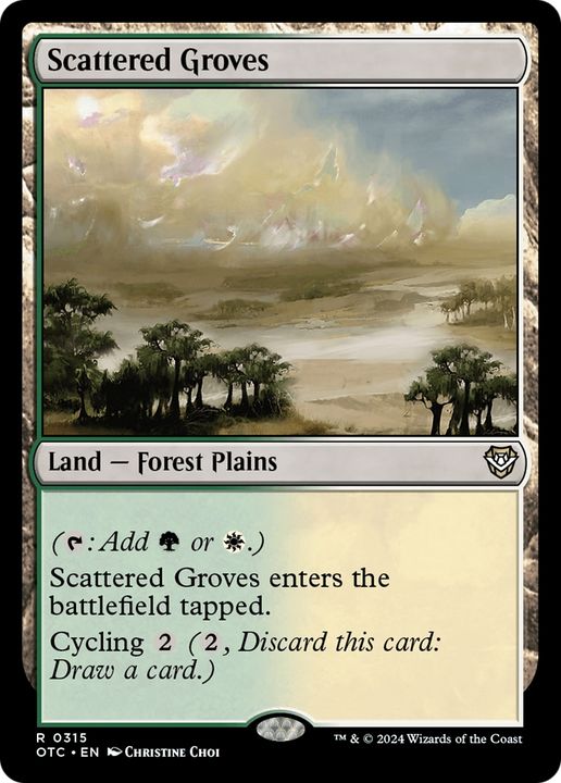 Scattered Groves in the group Magic the Gathering / Types / Land / Forest at Proxyprinters.com (94577)