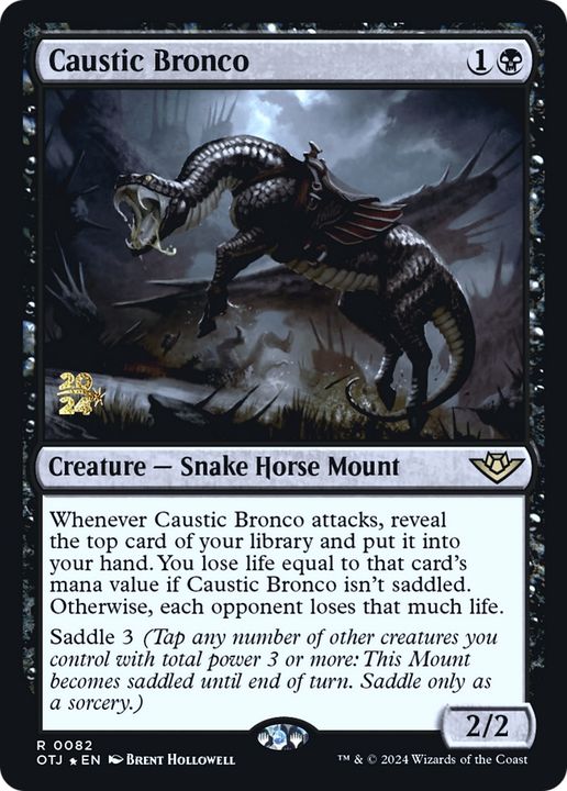 Caustic Bronco in the group Magic the Gathering / Types / Colors / Black at Proxyprinters.com (94580)