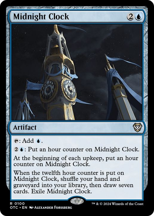 Midnight Clock in the group Magic the Gathering / Sets / Outlaws of Thunder Junction Commander at Proxyprinters.com (94585)