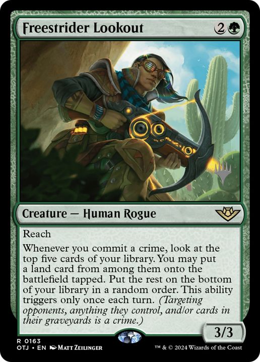 Freestrider Lookout in the group Magic the Gathering / Types / Colors / Green at Proxyprinters.com (94586)