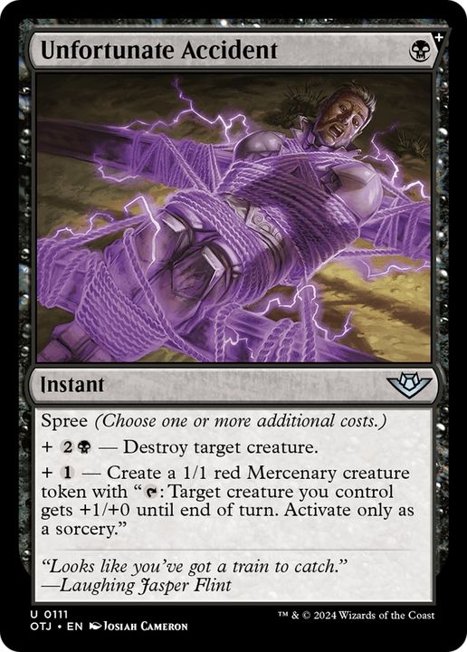 Unfortunate Accident in the group Magic the Gathering / Types / Colors / Black at Proxyprinters.com (94592)