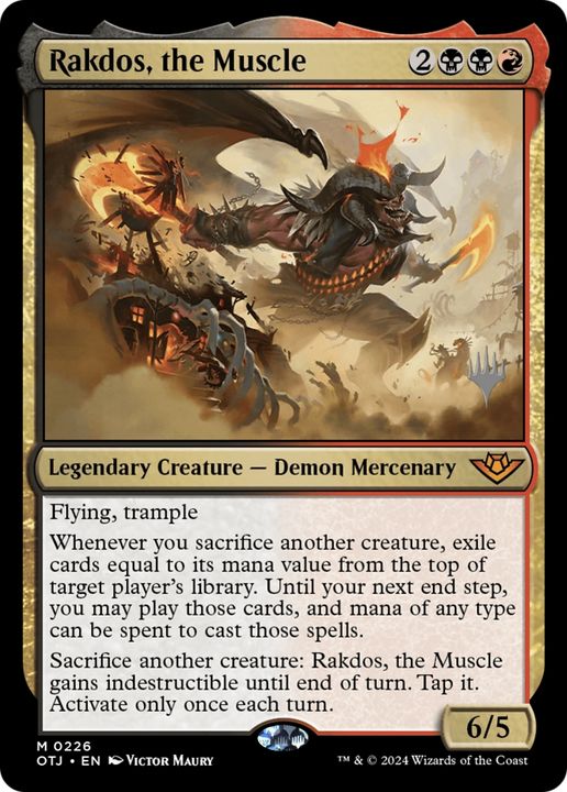 Rakdos, the Muscle in the group Magic the Gathering / Types / Colors / Multicolors / B, R at Proxyprinters.com (94624)