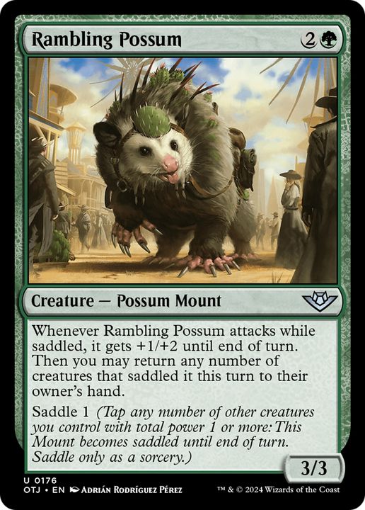 Rambling Possum in the group Magic the Gathering / Types / Colors / Green at Proxyprinters.com (94657)