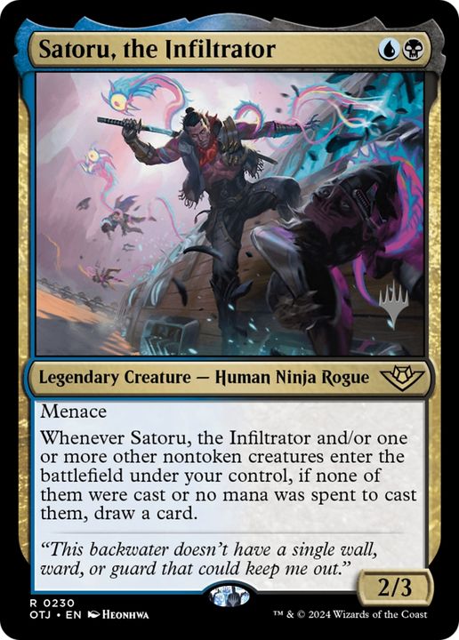 Satoru, the Infiltrator in the group Magic the Gathering / Types / Colors / Multicolors / B, U at Proxyprinters.com (94667)