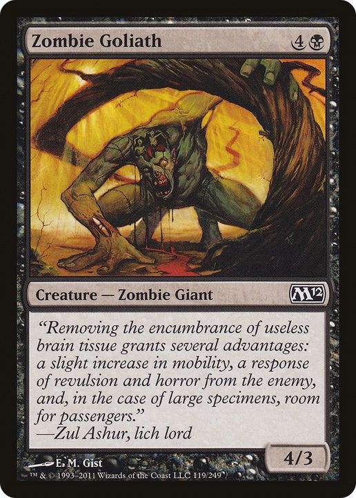 Zombie Goliath in the group Magic the Gathering / Types / Creatures / Zombie at Proxyprinters.com (9467)