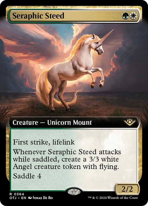 Seraphic Steed in the group Magic the Gathering / Sets / Outlaws of Thunder Junction at Proxyprinters.com (94671)