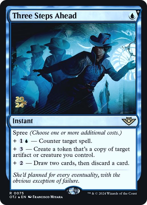 Three Steps Ahead in the group Magic the Gathering / Types / Colors / Blue at Proxyprinters.com (94682)