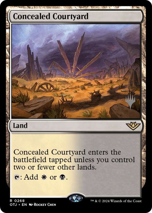 Concealed Courtyard in the group Magic the Gathering / Sets / Outlaws of Thunder Junction Promos at Proxyprinters.com (94697)