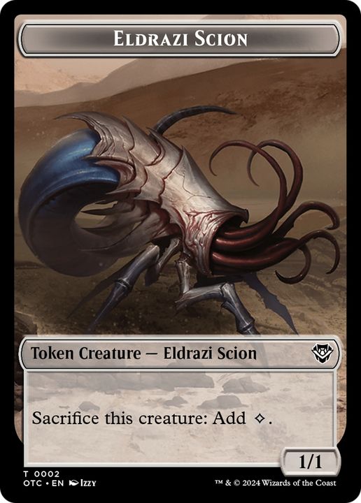 Eldrazi Scion in the group Magic the Gathering / Sets / Outlaws of Thunder Junction Commander Tokens at Proxyprinters.com (94698)