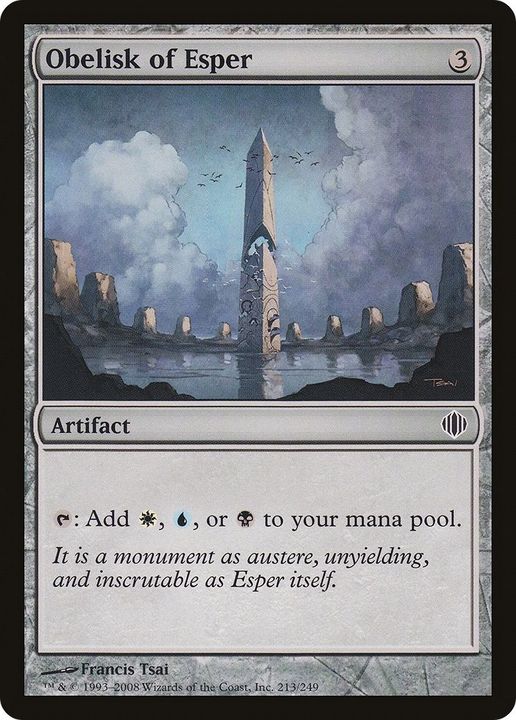 Obelisk of Esper in the group Magic the Gathering / Types / Artifacts / Artifact at Proxyprinters.com (9470)