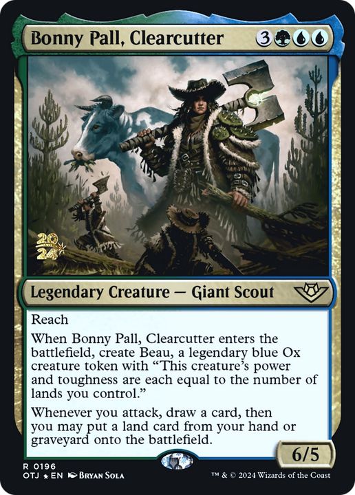 Bonny Pall, Clearcutter in the group Magic the Gathering / Sets / Outlaws of Thunder Junction Promos at Proxyprinters.com (94700)