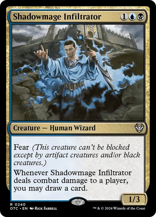 Shadowmage Infiltrator in the group Magic the Gathering / Sets / Outlaws of Thunder Junction Commander at Proxyprinters.com (94740)