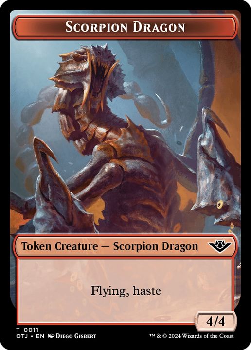 Scorpion Dragon in the group Magic the Gathering / Types / Colors / Red at Proxyprinters.com (94772)