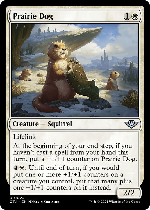 Prairie Dog in the group Magic the Gathering / Sets / Outlaws of Thunder Junction at Proxyprinters.com (94783)