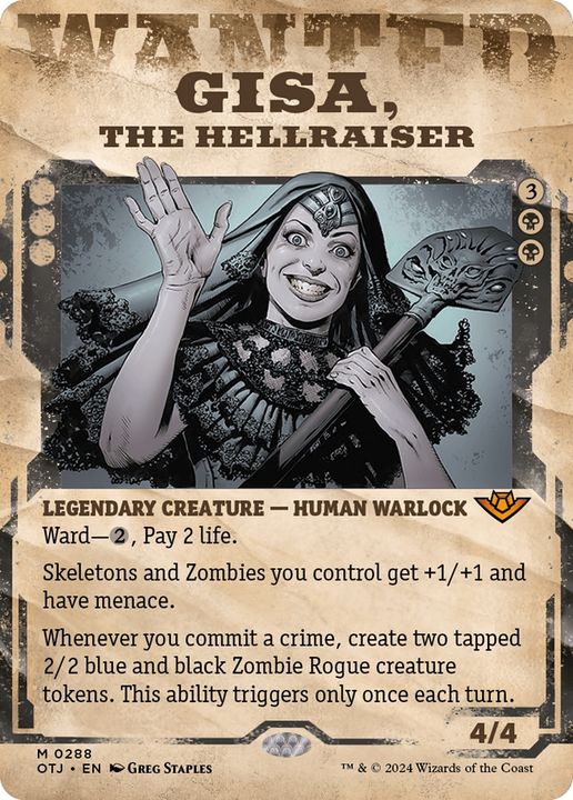 Gisa, the Hellraiser in the group Magic the Gathering / Sets / Outlaws of Thunder Junction at Proxyprinters.com (94785)