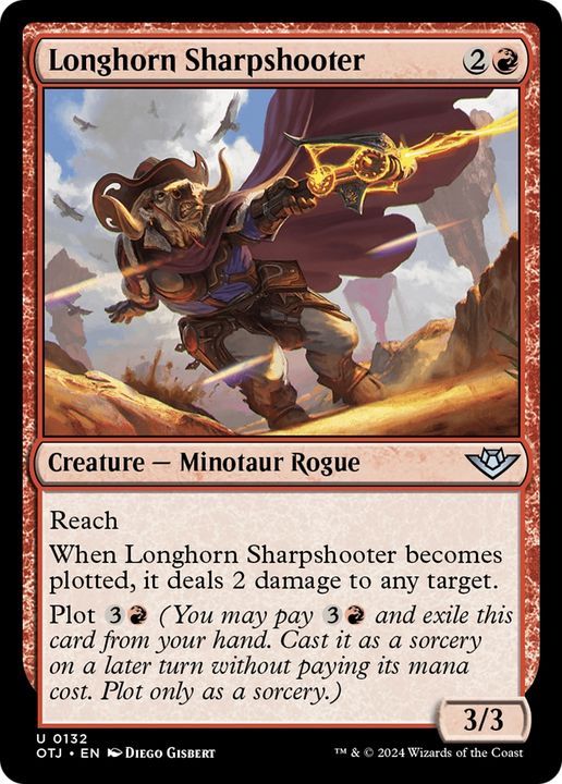 Longhorn Sharpshooter in the group Magic the Gathering / Sets / Outlaws of Thunder Junction at Proxyprinters.com (94792)