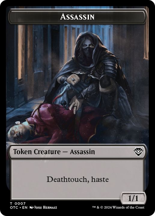 Assassin in the group Magic the Gathering / Sets / Outlaws of Thunder Junction Commander Tokens at Proxyprinters.com (94796)