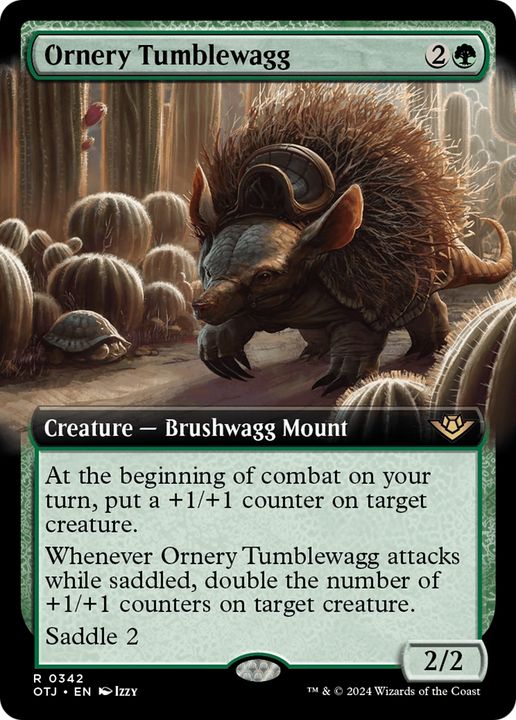 Ornery Tumblewagg in the group Magic the Gathering / Sets / Outlaws of Thunder Junction at Proxyprinters.com (94797)